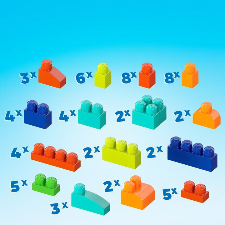 Actual product image Mattel MEGA Build n Play Bag Building Set