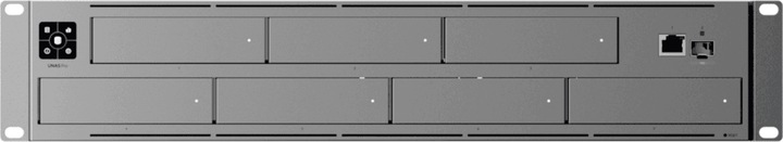 Produktbild Ubiquiti UniFy UNAS-Pro - NAS Server (2U) - 7 Bays - RAM 8 GB - 10Gb/s - Gigabit Ethernet - Grey
