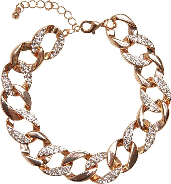 Produktbild Urban Classics Basic Diamond Necklace And Bracelet Set (Array 100% Glas, 100% Zink Legierung)