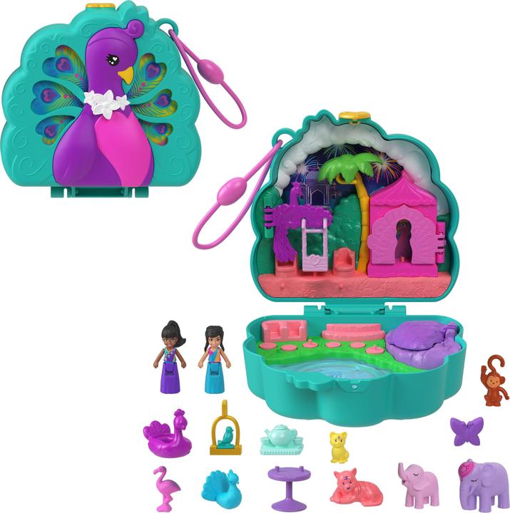 Polly Pocket Peacock Garden-Schatulle