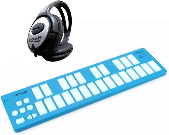 Produktbild Keith McMillen McMillen K-Board MIDI-Controller Aqua mit Kopfhörer (Keyboard)