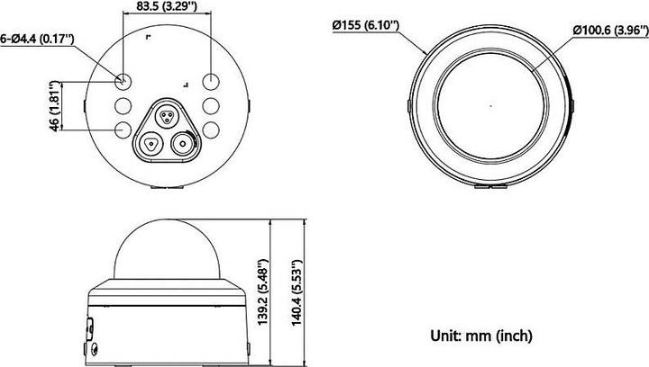 Productafbeelding Hikvision DS-2CD2746G2-IZS 2,8-12mm C Dome 4MP Easy IP 4.0 2nd AcuSense (2688 x 1520 pixels)