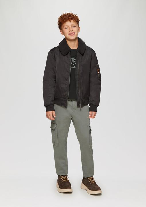 Produktbild S.Oliver T-Shirt Langarmshirt mit gummiertem Frontprint (146, 152)