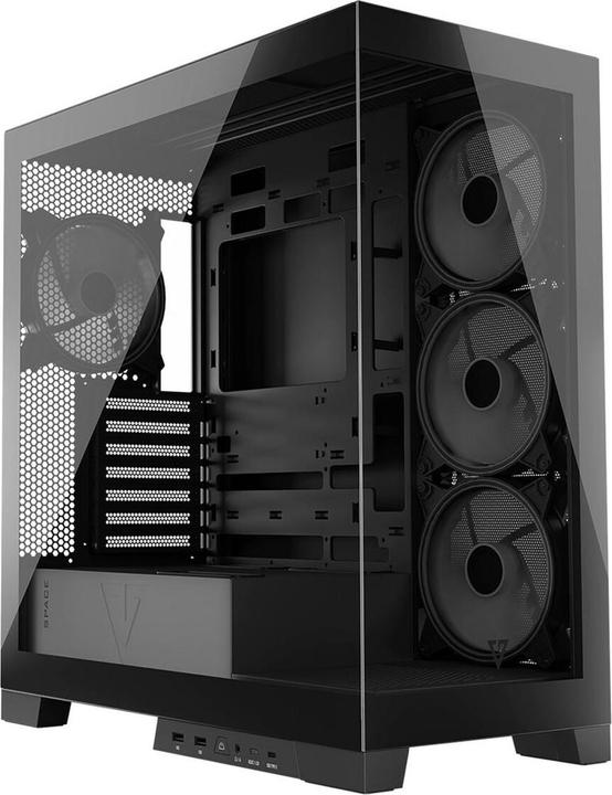 Actual product image Modecom Computer housing Volcano SPACE APEX ARGB MIDI USB 3.0 X 2 CYPE-C (ATX, mATX, Mini-ITX)