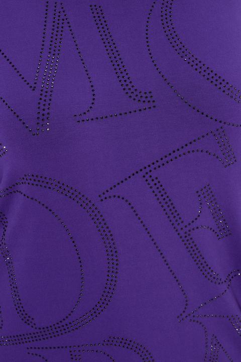 Produktbild Ulla Popken Shirt, Glitzer-Buchstaben, Classic, Rundhals, 3/4-Arm (46, 48)