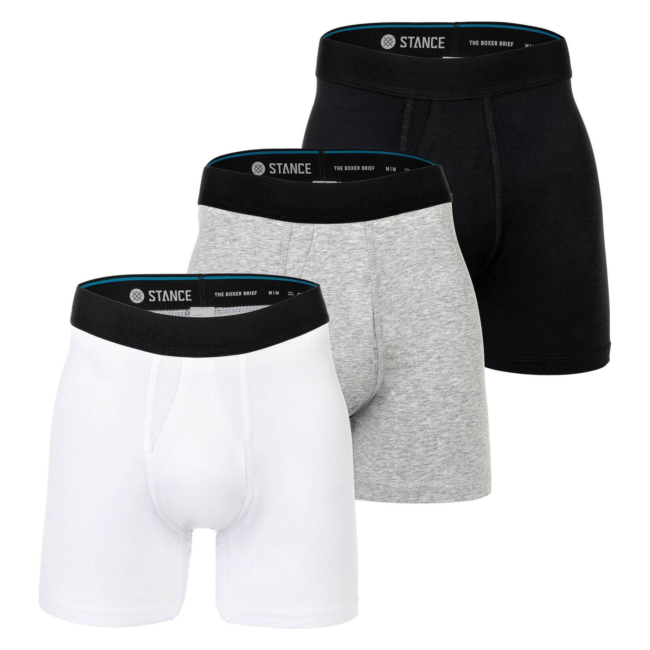 Stance, Herren, Unterhosen, Boxershort Casual Figurbetont Boxer Brief, Mehrfarbig, (M, 3er Pack)