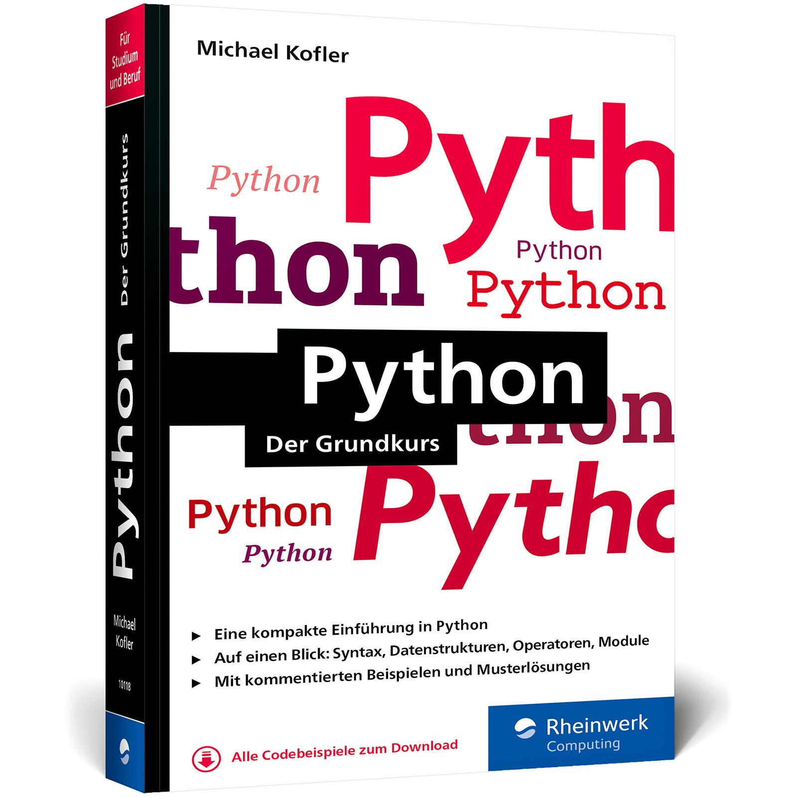 Kofler:Python, Fachbücher von Michael Kofler