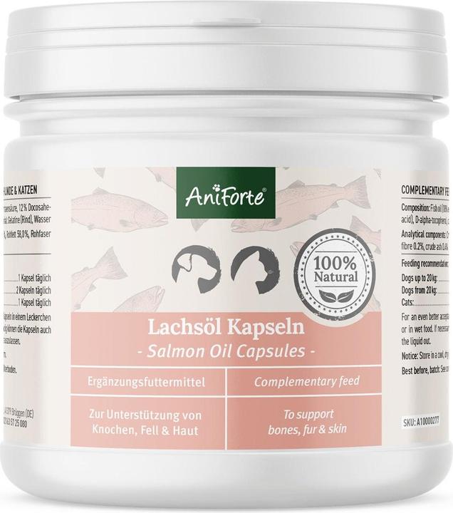 Image du produit AniForte Huile de saumon en gélules (Adulte, 1 pcs)