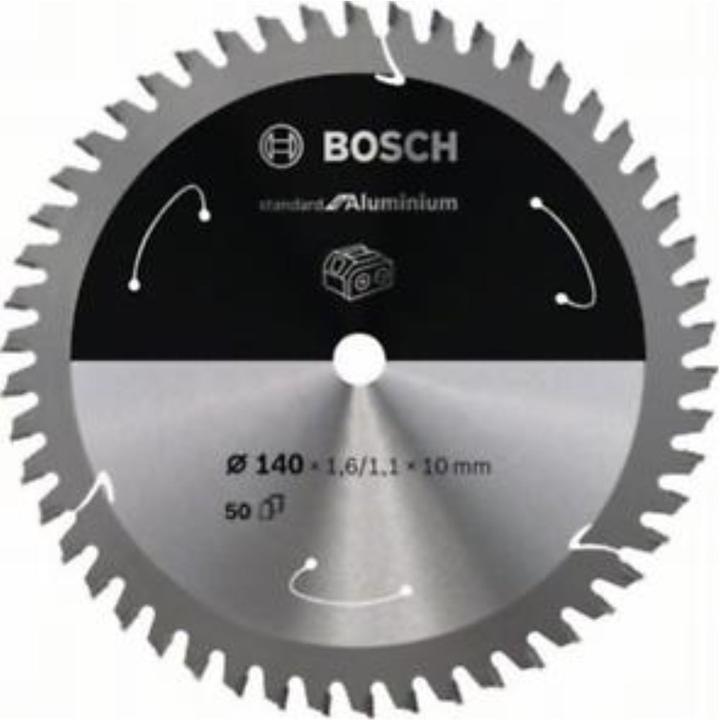 Productafbeelding Bosch Professional Zubehör Cirkelzaagblad Standaard voor Aluminium, 140x1.6/1.1x10, 50 tanden