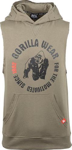 Immagine prodotto Gorilla Wear Marshall Sleeveless Hoodie - Olive (L)