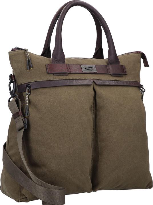 Produktbild Camel Active Umhängetasche aus Canvas und Leder im Herritage Look