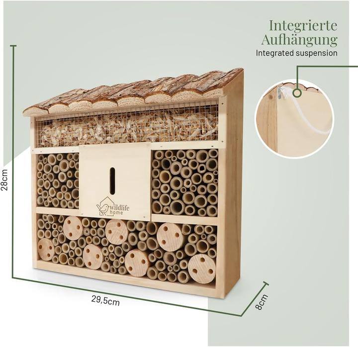Actual product image Wildlife home Bienenhotel (Butterflies, Lacewings, Wild bees, Ladybirds)