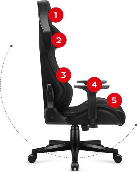 Actual product image Huzaro Fotel gamingowy Force 7.6 Black
