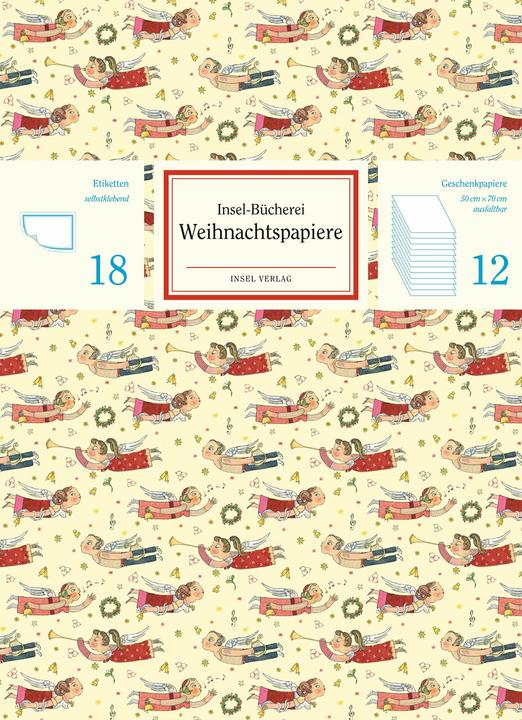 Actual product image Library Christmas papers (18x)