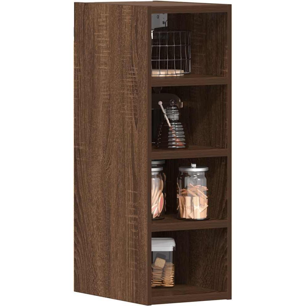 Thumbnail - VidaXL, Regal, Hängeschrank Braun Eichen-Optik 20x29,5x60 cm Holzwerkstoff