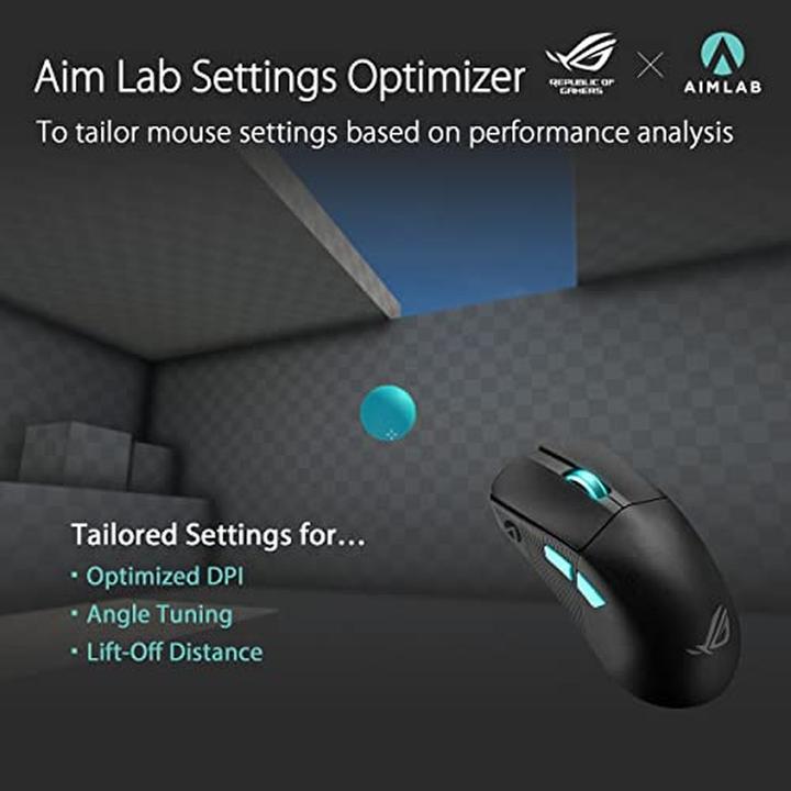 Actual product image ASUS ROG Harpe Ace Aim Lab Edition (Cable, Wireless)