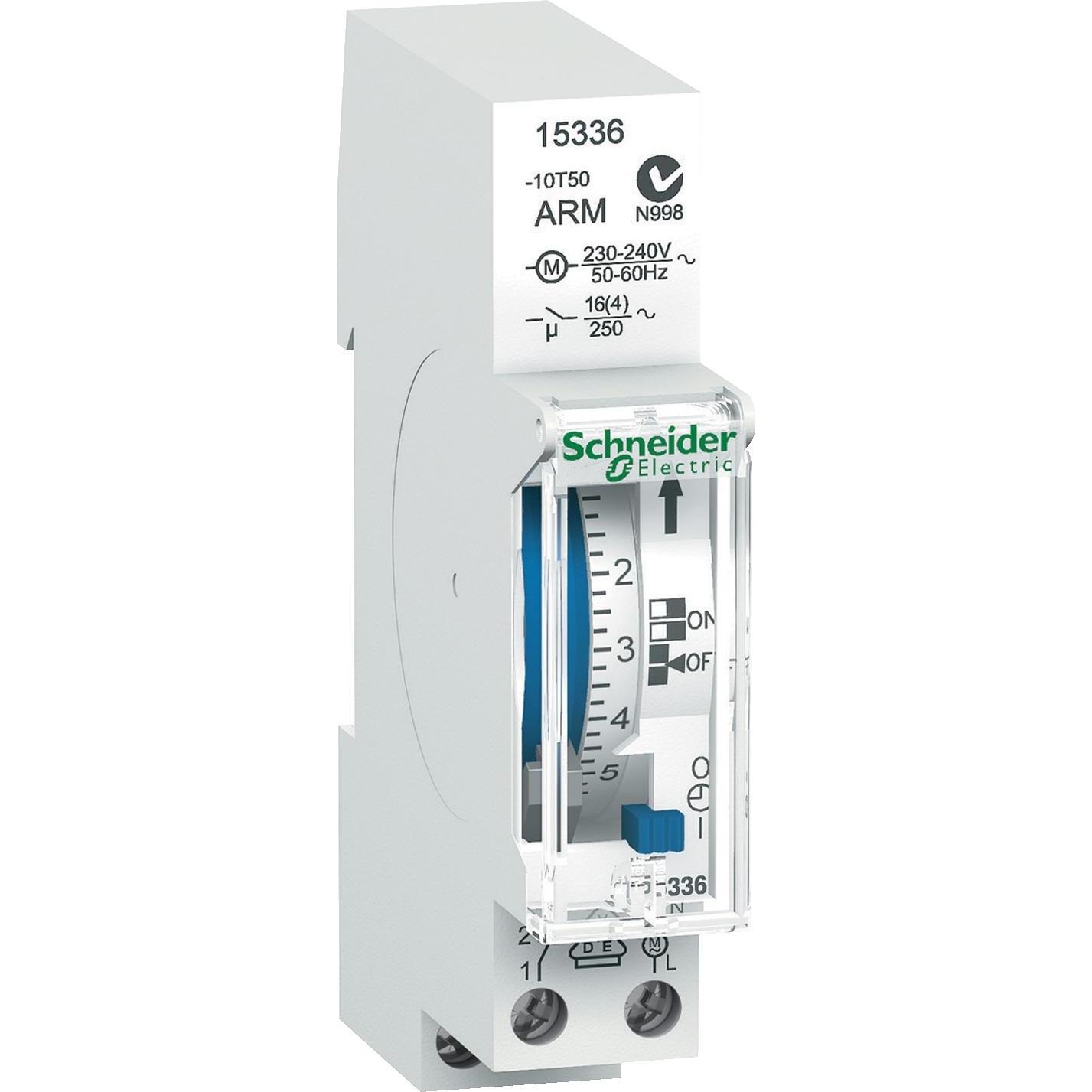 Schneider Electric, Timer, Interruttore orario meccanico 18mm IH 24h 1c ARM