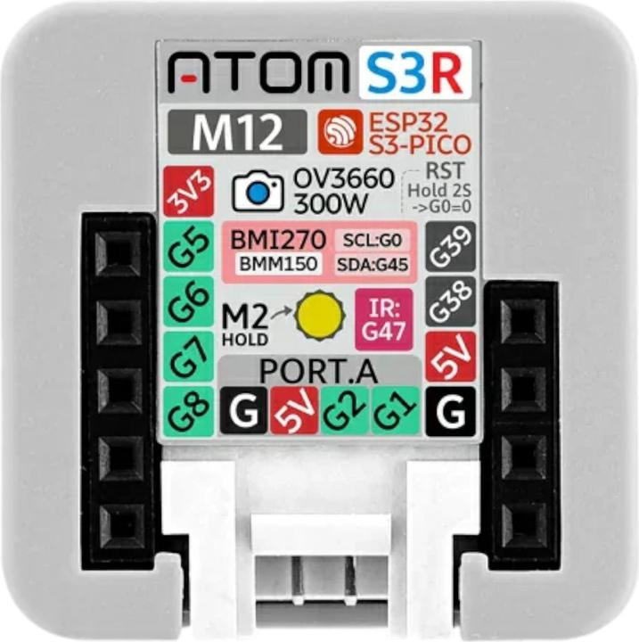 Actual product image M5Stack AtomS3R camera kit M12 8MB PSRAM