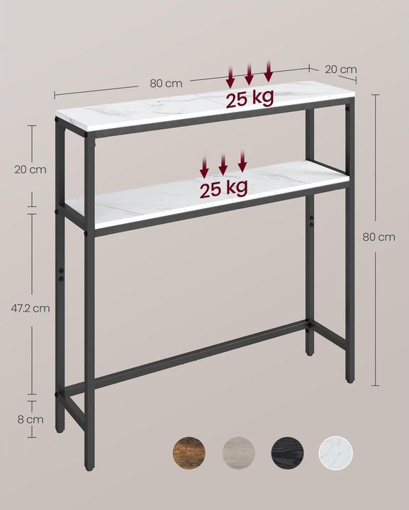 Produktbild Vasagle Jordan (80 x 20 x 80 cm)