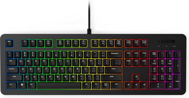 Actual product image Lenovo Computer keyboard Legion KM310 RGB | Gaming Keyboard and Mouse Set | Wired | US English | Bla (US, Cable)