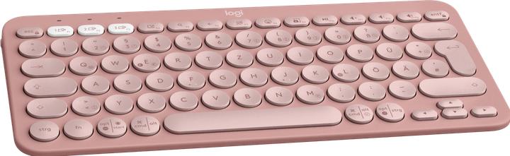 Produktbild Logitech PEBBLE KEYS 2 K380S ROSE DEU BT (Deutschland, Kabellos)