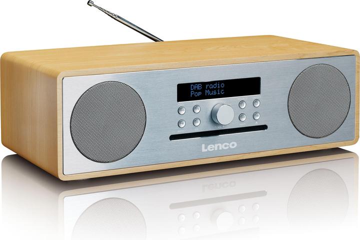 Immagine prodotto Lenco DAR-070, DAB+ Oak Silver (FM, DAB, Bluetooth)
