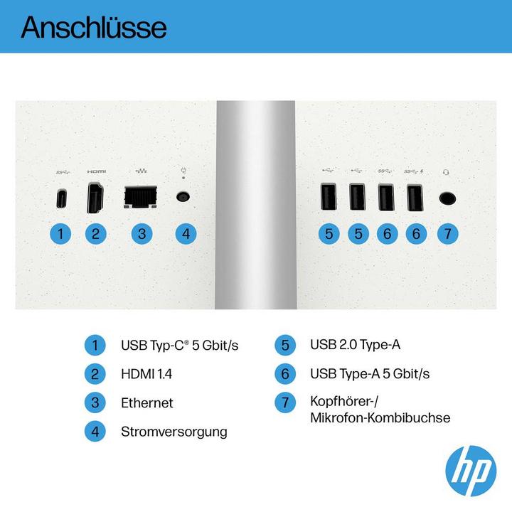 Produktbild HP AIO 24-cr2052ng (512 GB, 8 GB, Intel Core Ultra 5 225U)