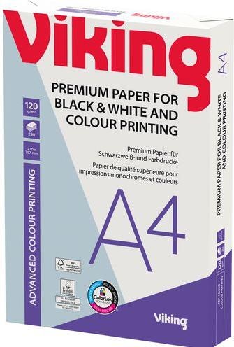 Actual product image Viking Colour paper A4 (120 g/m², 250 x, A4)