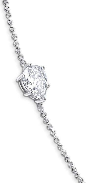Immagine prodotto Thomas Sabo Bracciale con goccia di zirconi bianchi in argento (19 cm, Argento 925)