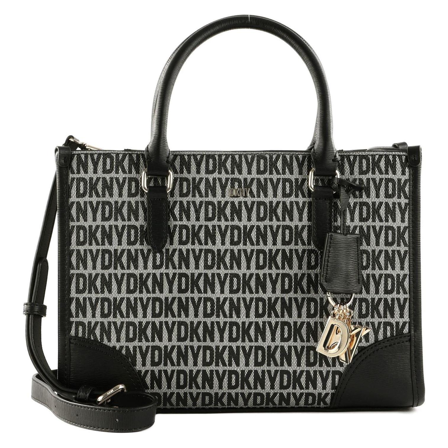 Dkny, Damen, Handtasche, Perri Box Satchel Bag, Schwarz