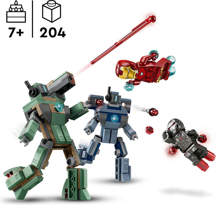 Image du produit LEGO Iron Man & War Machine contre les drones Hammer (76320, LEGO Marvel)