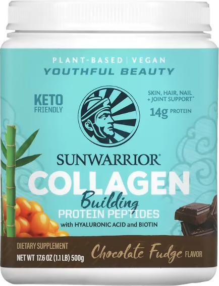 Actual product image Sunwarrior Collagen Building Protein Peptides (1 Piece, Powder, 500 g)