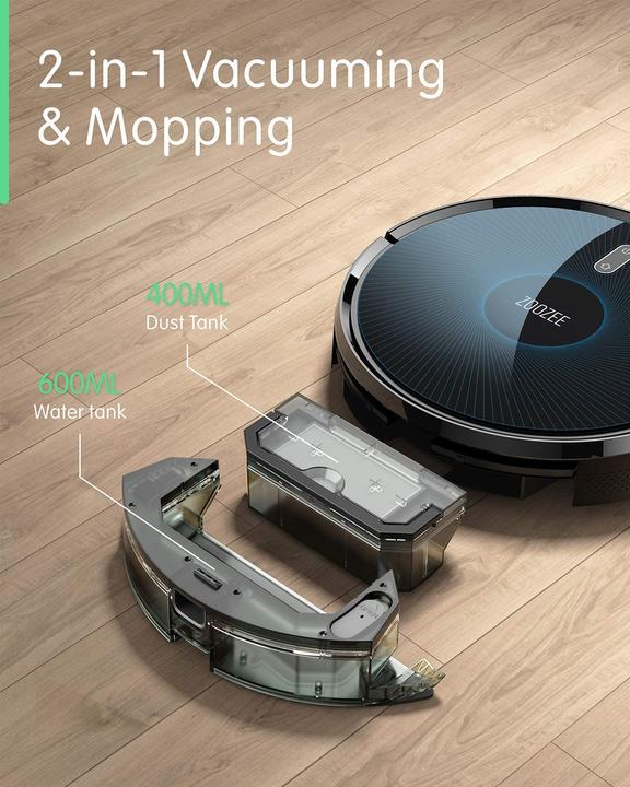 Actual product image Zoozee Z50 Robot Vacuum Cleaner