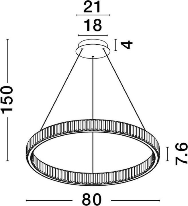 Actual product image Nova Luce Aurelia (4895 lm)