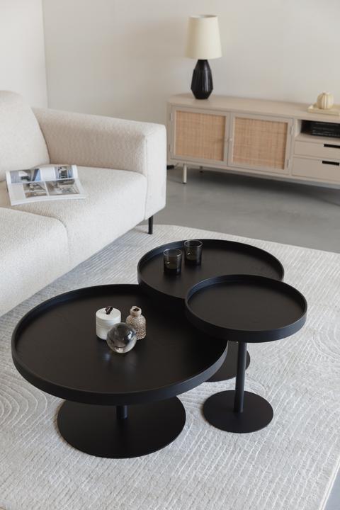 Productafbeelding Zuiver Bijzettafel Yuri Zwart S (40 x 45 cm)
