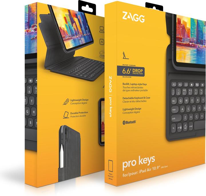 Produktbild Zagg Pro keys (Eng. Int., iPad Air 2020 (4. Gen))