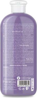 Produktbild Naturtint Violet Colour Shampoo Removes Unwanted Yellowish and Copper Tones on Blonde White and Bleached Hair (330 ml, Silbershampoo)