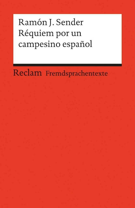 Produktbild Réquiem por un campesino español (Deutsch, Patrick Saulheimer, Rosamna Pardellas Velay, Ramon J. Sender, 2008)