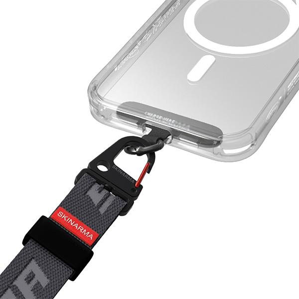 Actual product image Skinarma Scout Universal phone lanyard gray