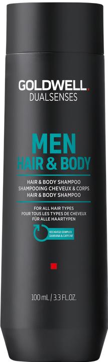 Immagine prodotto Goldwell Shampoo uomo Dualsenses per capelli e corpo per tutti i tipi di capelli 100 ml (100 ml, Shampoo liquido)