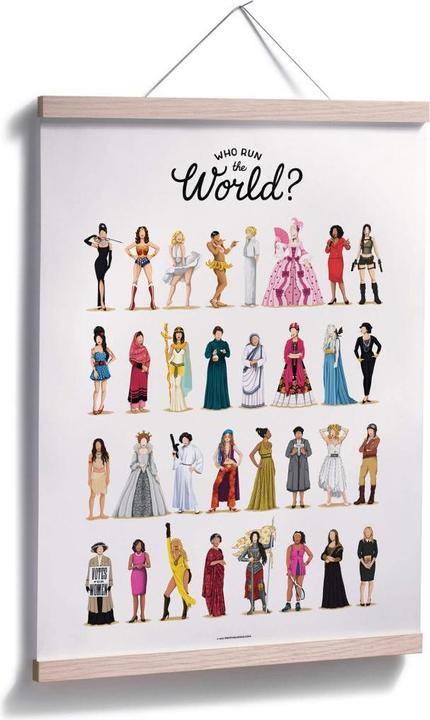 Image du produit Trenddeko Tohmé - Qui dirige le monde (120 x 150 cm)
