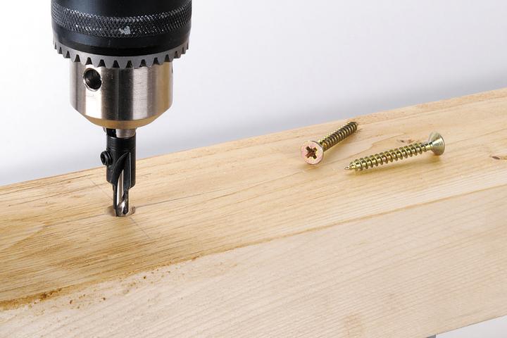 Actual product image wolfcraft 1 pilot drill with countersink ø3.2x12mm (12 mm, 3.2 mm)
