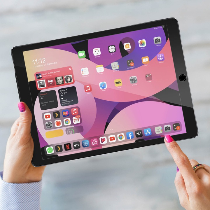 Actual product image Avizar Crystal clear film, glass screen protector (1 Piece, iPad Pro 12.9 2017 (2. Gen))