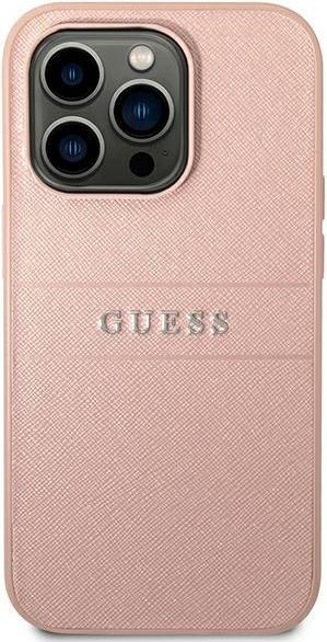 Produktbild Guess GUHCP14XPSASBPI iPhone 14 Pro Max 6,7" różowy/pink Saffiano Strap (Apple iPhone 14 Pro Max)