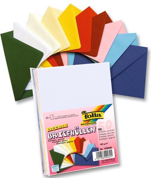 Actual product image Magni 150599 - Envelopes, envelopes, envelopes, gummed, approx. 11 x 15.5 cm, suitable for DIN A6 (C6, 50 x)