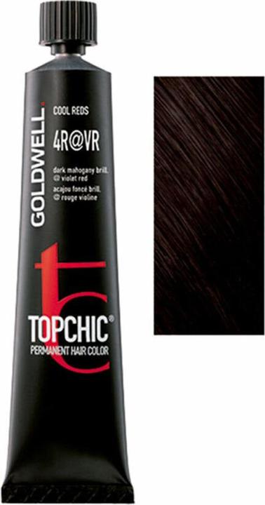 Image du produit Goldwell Topchic Elumenated (4RVR Acajou foncé Violet Rouge)