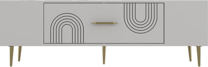 Actual product image Kalune Design Decorium Arch TV Stand (150 x 29.60 x 48.20 cm)