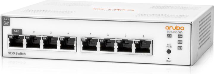 Actual product image HPE Aruba Switch 1830 8G 8xGBit JL810A (8 Ports)