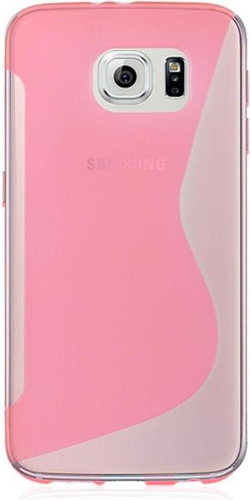 Actual product image König Design Mobile Phone Case TPU Protective Cover for Samsung Galaxy S6 SM G920F Pink (Samsung Galaxy S6)