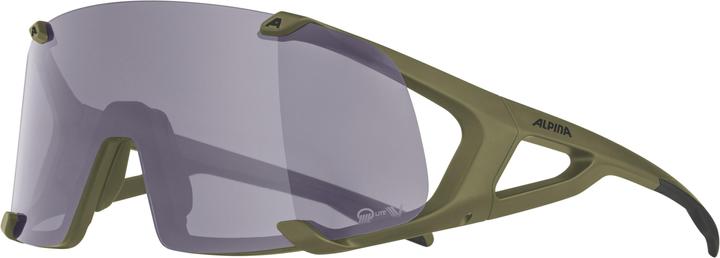 Actual product image ALPINA SPORTS Hawkeye Q-Lite V (olive matte, Purple)